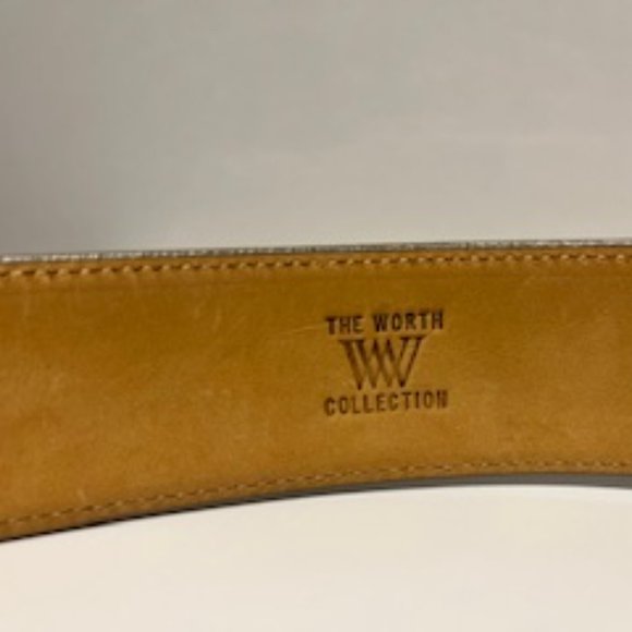 Worth Leather Belt - Size Petite - Picture 5 of 6